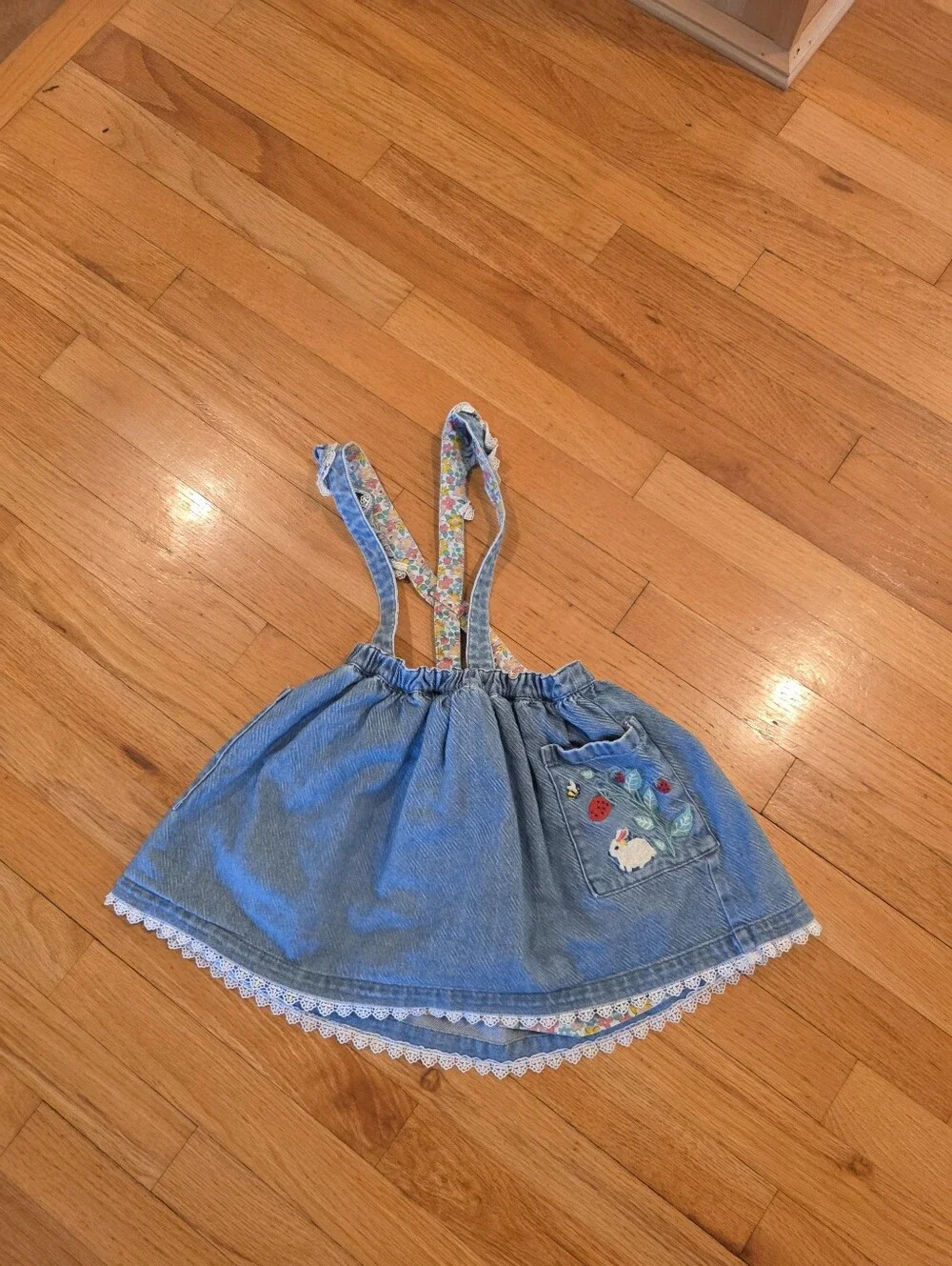 Mini Boden Denim Overall Dress